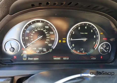 2012 BMW 740 Li из США, поврежденный, VIN WBAKB4C51CC576827